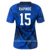 Camiseta de fútbol Estados Unidos RAPINOE 15 Segunda Equipación Mundial 2022 - Mujer